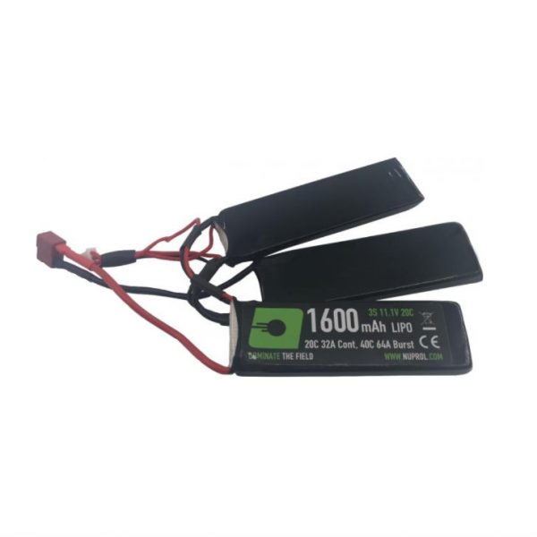 NP POWER 1600MAH LIPO 11.1V 20C TRIPLET - DEANS