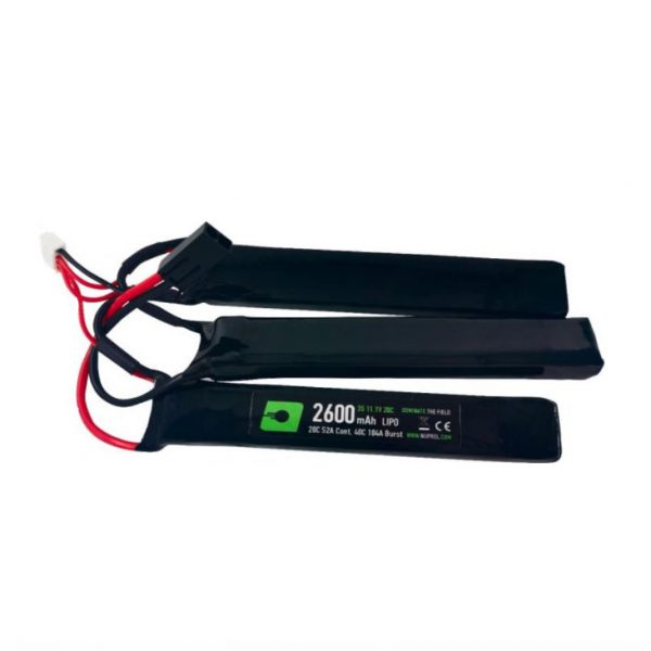 NP POWER 2600MAH 11.1V 20C LIPO NUNCHUCK TYPE 8060