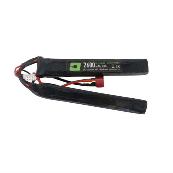 8142 NP POWER 2600MAH LIPO 11.1V 20C NUNCHUCK DEANS