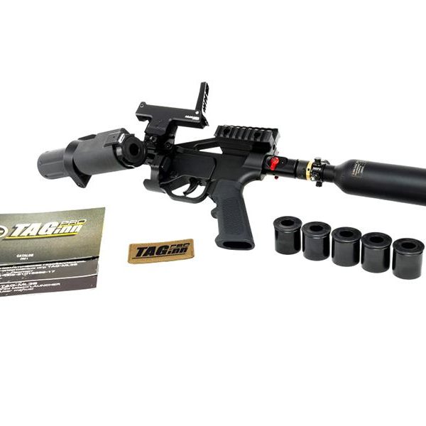 Tag Innovations HPA Version Madritsch Grenade Launcher (with Case Co2 Powered Black TAG-ML36)