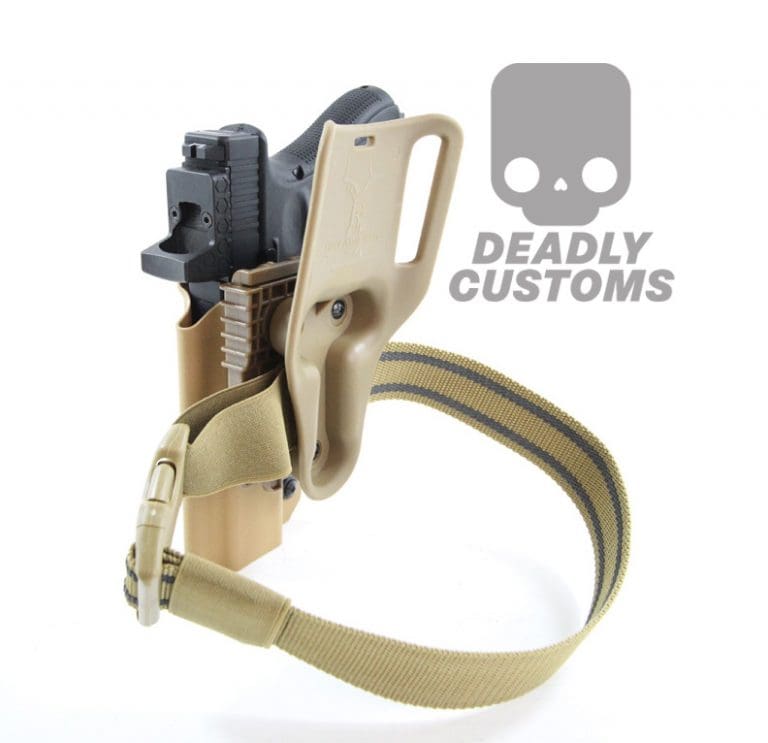 Universal Olight Light Bearing and Tracer Kydex DC 5 Series Holster