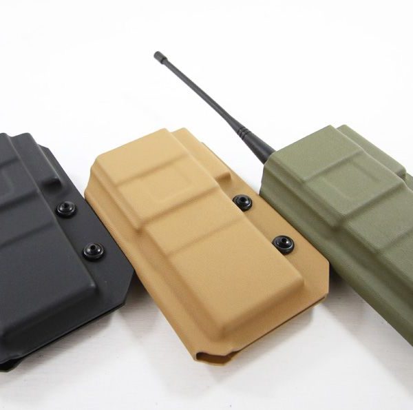 Baofeng UV5R Extended Battery Radio Kydex Holster Deadly Customs