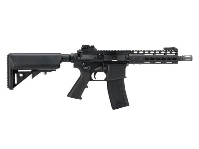 S&T M4 CQB Gas Blowback Rifle Full Metal - RIS CQB - STGBB06BKM