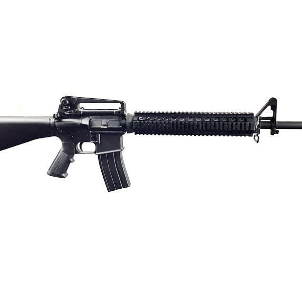 Golden Eagle M16A2 RIS Gas Blowback Rifle FULL METAL BLACK MC6620M