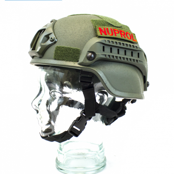 NP MICH 2000 RAILED HELMET GREEN