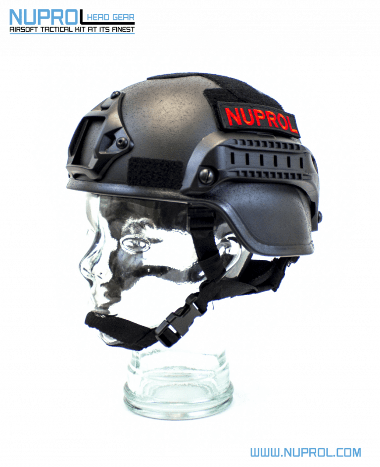 NP MICH 2000 RAILED HELMET BLACK