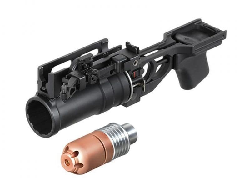 Double Bell AK Series 40mm Under-Barrel Grenade Launcher (Inc. Gas Grenade - Black - K-55)