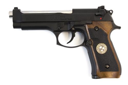 WE BIOHAZARD M92 GEN2 BLACK FULL AUTO PISTOL