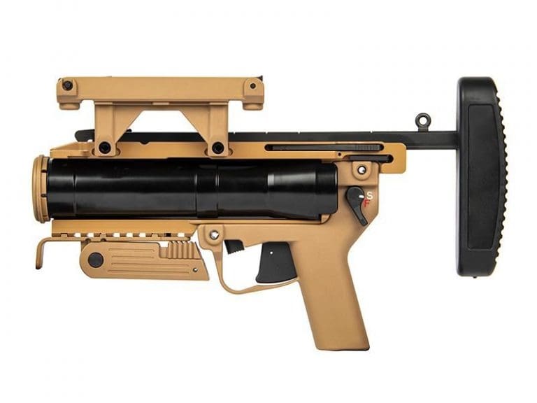 Ares Stand Alone M320 40mm Grenade Launcher GL-10 TAN