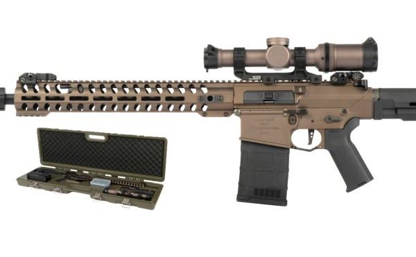 Ares x Amoeba AR308L Deluxe Version AEG Rifle (Bronze - AR-099E-Deluxe)