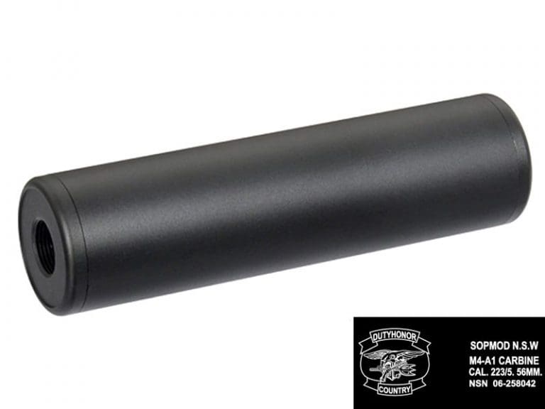 CCCP Sopmod Silencer (14mm Thread - 130mmx35mm - Black)
