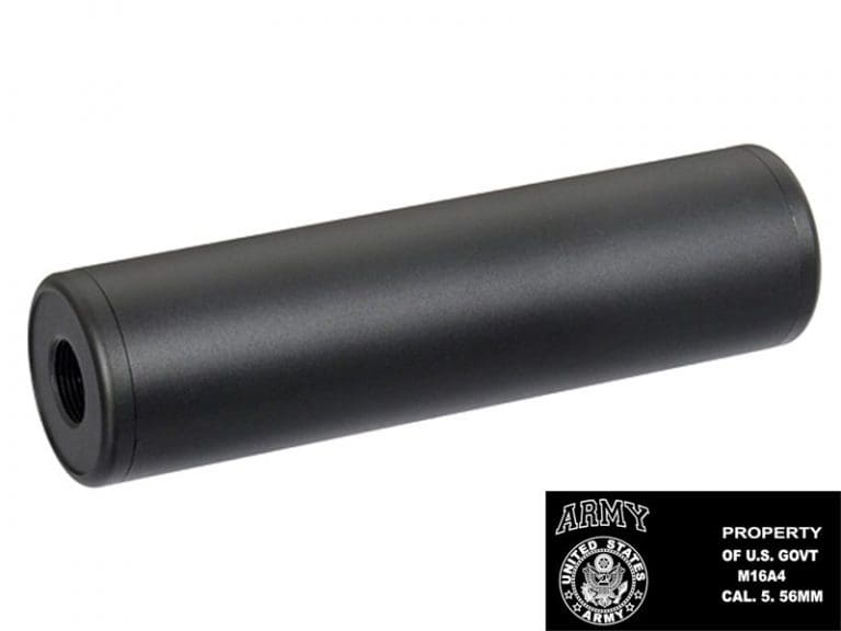 CCCP US Army Silencer (14mm Thread - 130mmx35mm - Black)