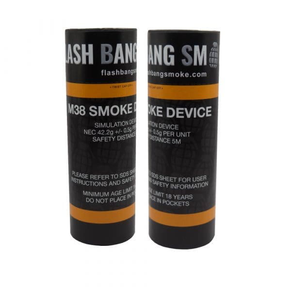 Single Vent Smoke (M38 Orange Smoke)-Friction Device