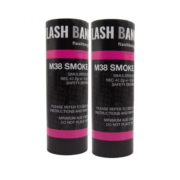 Single Vent Smoke (M38 Pink Smoke)-Friction Device