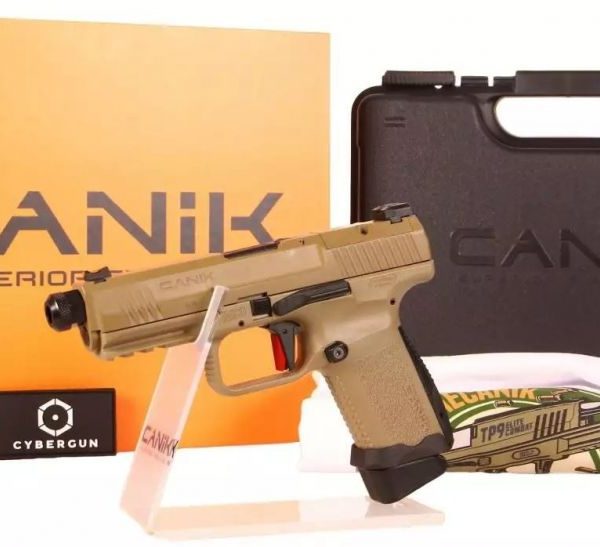 Canik x Salient Arms TP9 Tan Gas Blowback Pistol COLLECTOR EDITION