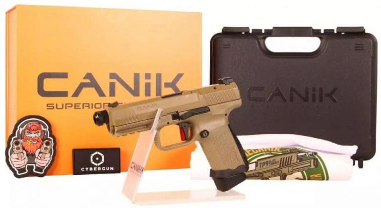 Canik x Salient Arms TP9 Tan Gas Blowback Pistol COLLECTOR EDITION