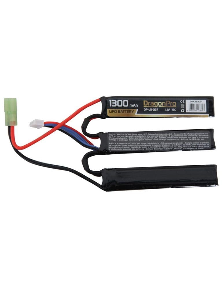 DRAGONPRO DP-L11-027 11.1V 1300mAh 15C LiPO (1+1+1) 95x20x7mm