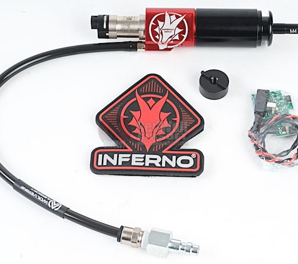Wolverine Airsoft HPA Systems GEN 2 INFERNO M4 Cylinder with SPARTAN Edition Electronics (No Lipo) for Version 2 M4 Gearbox