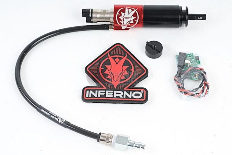 Wolverine Airsoft HPA Systems GEN 2 INFERNO M4 Cylinder with SPARTAN Edition Electronics (No Lipo) for Version 2 M4 Gearbox