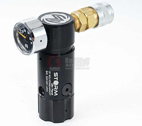 WOLVERINE AIRSOFT HPA SYSTEMS STORM REGULATOR ONTANK (HIGH PRESSSURE) - BLACK