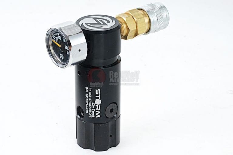 WOLVERINE AIRSOFT HPA SYSTEMS STORM REGULATOR ONTANK (HIGH PRESSSURE) - BLACK