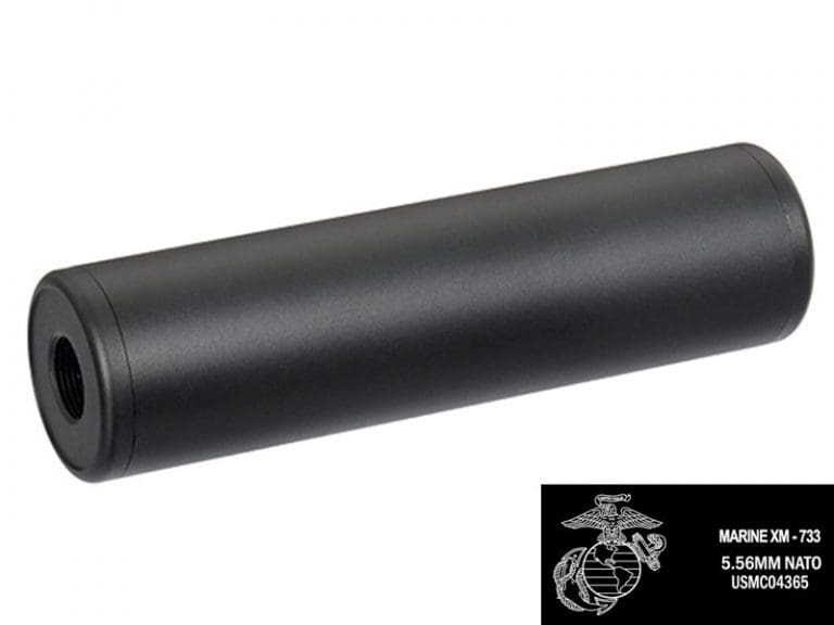 CCCP Marine Silencer (14mm Thread - 130mmx35mm - Black)