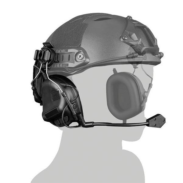 Big Foot Fifth Generation Sound Pickup and Noise Reduction Headset Simulator (Helmet Wearing - Gen. 5 - Black)