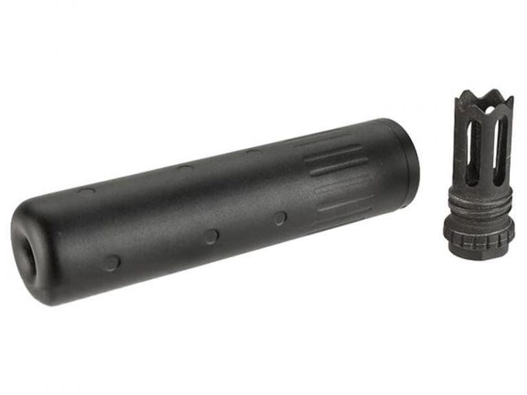 BATTLEAXE M4/SCAR STUBBY CQB QD MOCK SILENCER (SHORT TYPE - 155X38MM - SI004)