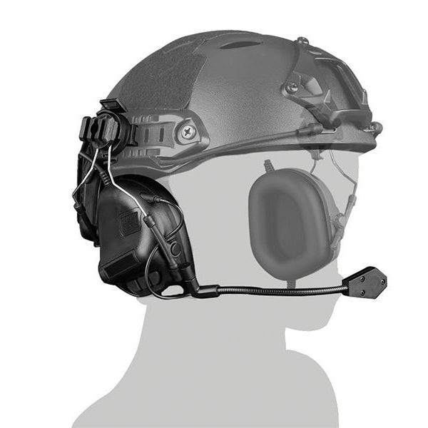 Big Foot Fifth Generation Sound Pickup and Noise Reduction Headset Simulator (Helmet Wearing - Black)