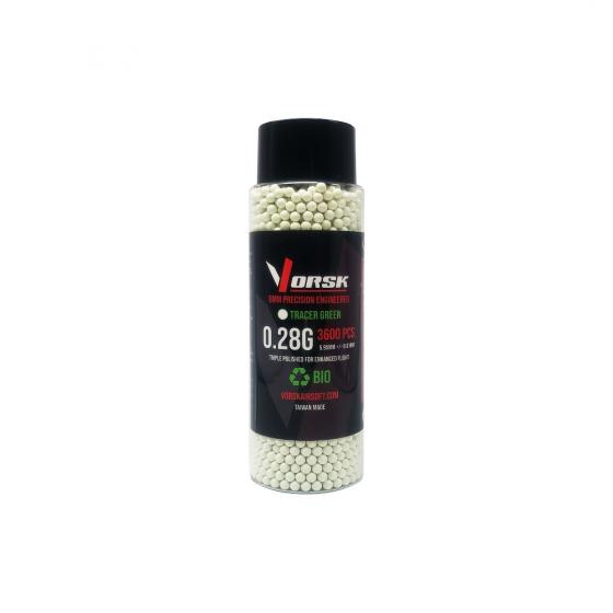 VORSK BIO TRACER GREEN 0.28G 3600RD BOTTLE