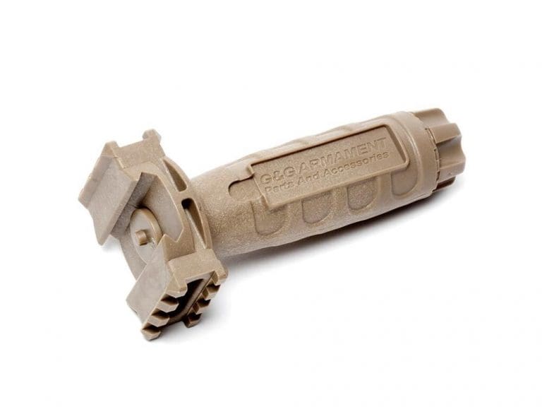 G&G RAILED GRIP-DESERT TAN (ABS INJECTION)