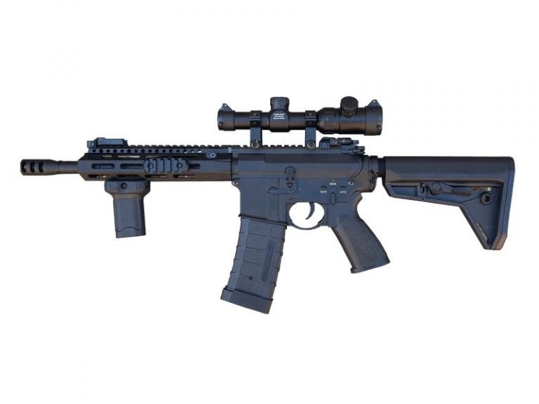 Double Bell TTI M4 (Custom Grip and 1-4*20 Scope - Black - 058M+)