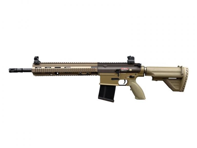 Golden Eagle 417 AEG Rifle with Mosfet (Full Metal DARK EARTH BRONZED TAN (E6901MT)