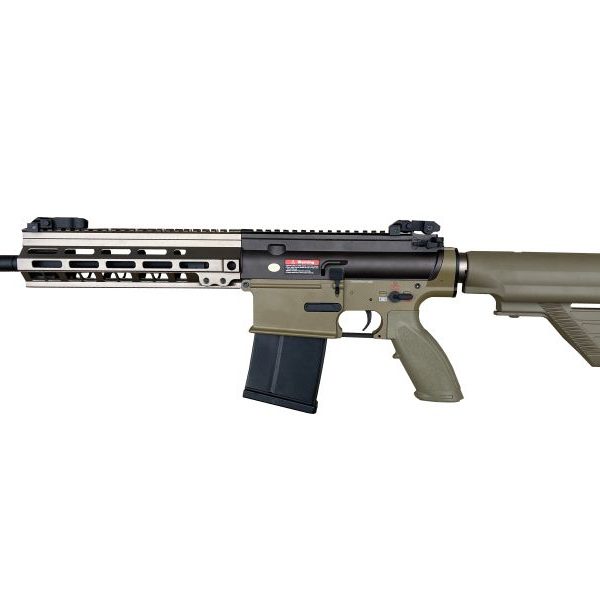 Golden Eagle 417 AEG Rifle with Mosfet (Full Metal - E6907MT - Tan)