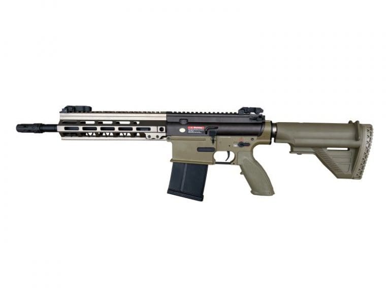 Golden Eagle 417 AEG Rifle with Mosfet (Full Metal - E6907MT - Tan)