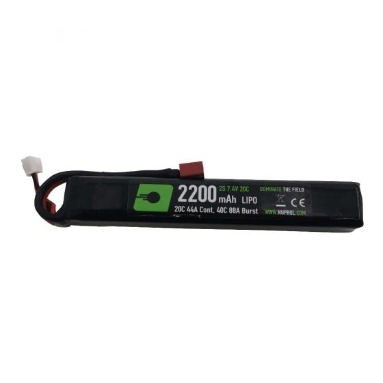 NP POWER 2200MAH 7.4V LIPO STICK 8145