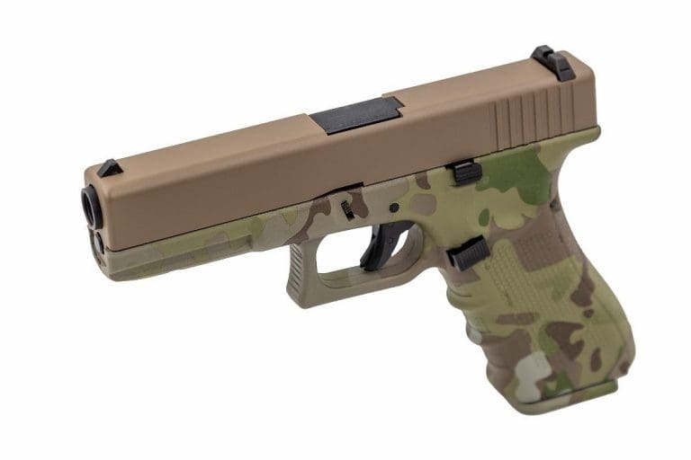 RAVEN EU17 CAMO FRAME & TAN SLIDE
