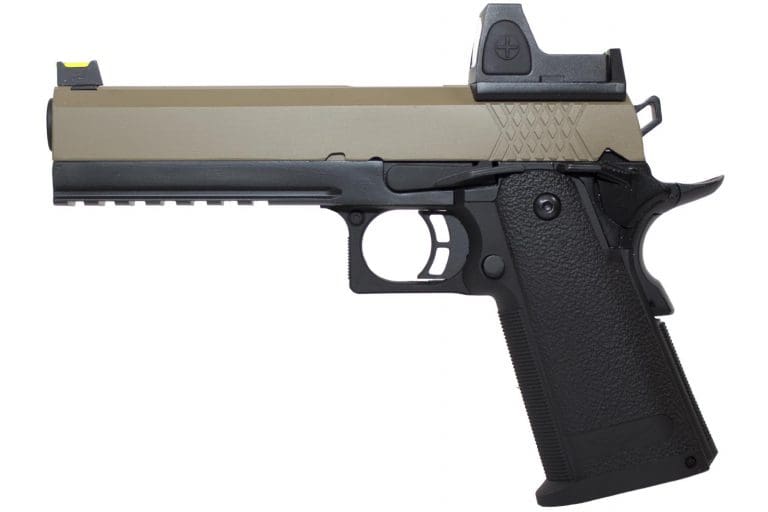 RAVEN HI-CAPA 5.1 BLACK/TAN & BDS