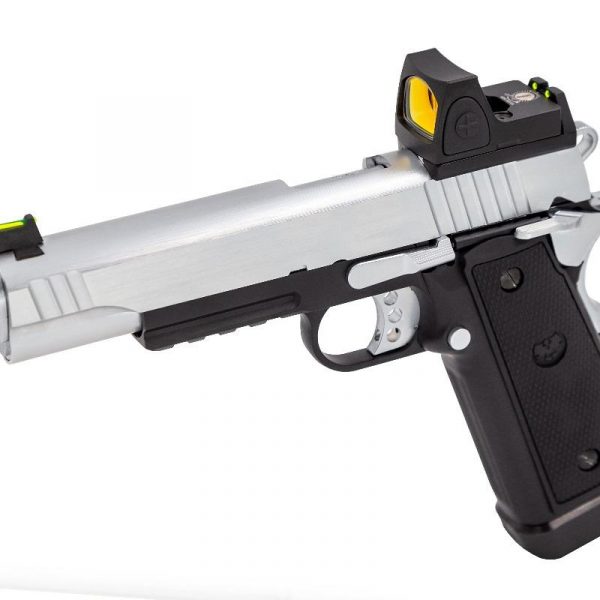 RAVEN HI-CAPA R14 RAILED SILVER & BDS