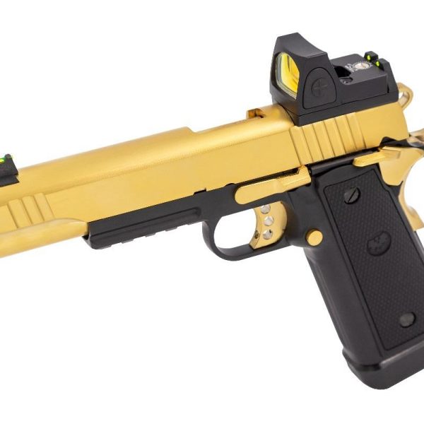 RAVEN HI-CAPA R14 RAILED GOLD & BDS