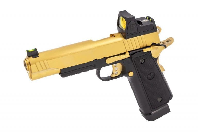 RAVEN HI-CAPA R14 RAILED GOLD & BDS