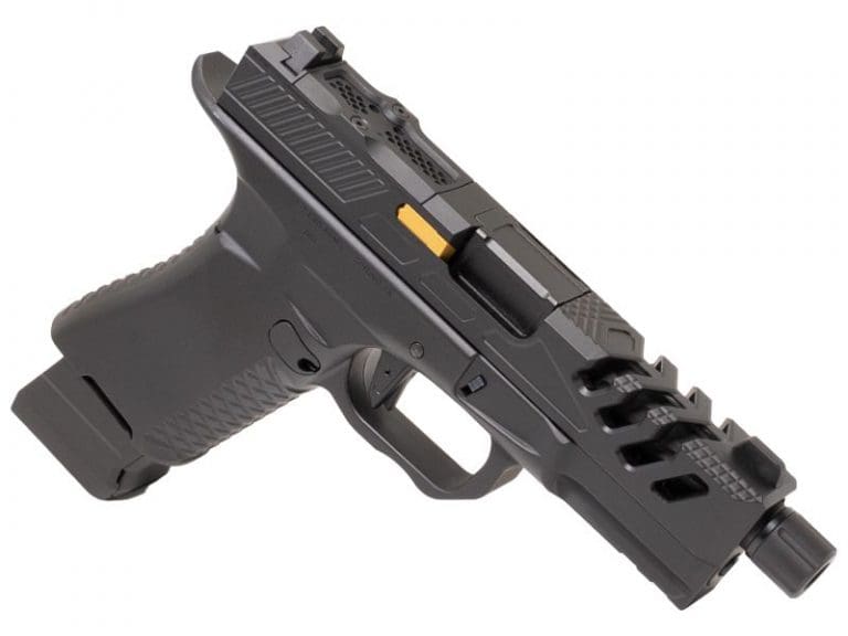 F1 Firearms BSF19 Gas Blowback Pistol by EMG/APS (Green Gas - Full Metal - Black - BSF-19B-T)