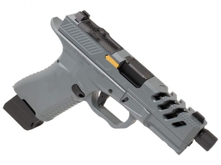 F1 Firearms BSF19 Gas Blowback Pistol by EMG/APS (Green Gas - Full Metal - Urban Grey - BSF-19GY-T)