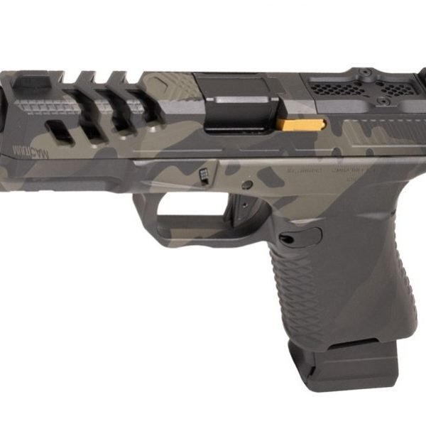 F1 Firearms BSF19 Gas Blowback Pistol by EMG/APS (Green Gas - Full Metal - Multicam - BSF-19MC-T)