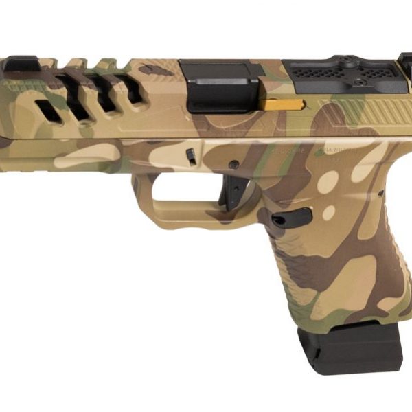 F1 Firearms BSF19 Gas Blowback Pistol by EMG/APS (Green Gas - Full Metal - Black Multicam - BSF-19BKMC-T)