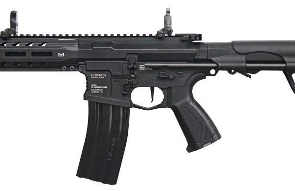 G&G ARP556 Airsoft Rifle 5″ CQB MLOCK Rail BLACK