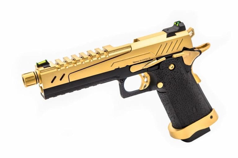 VORSK Hi-Capa 5.1 SPLIT GOLD SLIDE BLACK FRAME GOLD PARTS