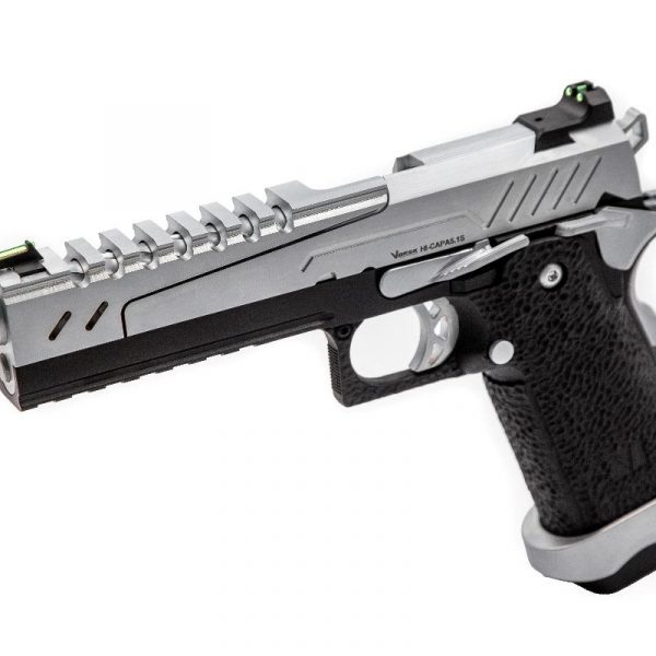 VORSK Hi-Capa 5.1 SPLIT CHROME SLIDE BLACK FRAME CHROME PARTS
