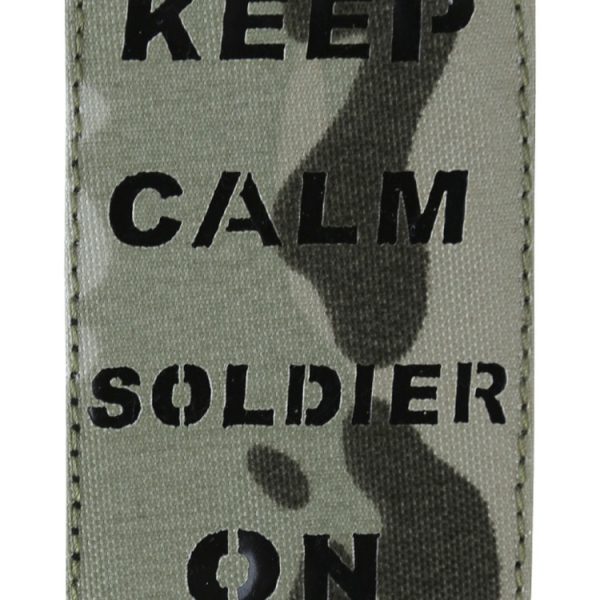Laser Cut Keep Calm Soldier On Patch - BTP