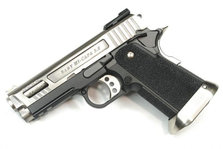 HI-CAPA 3.8 FORCE (RULED) SEMI / FULL AUTO SILVER MODEL
